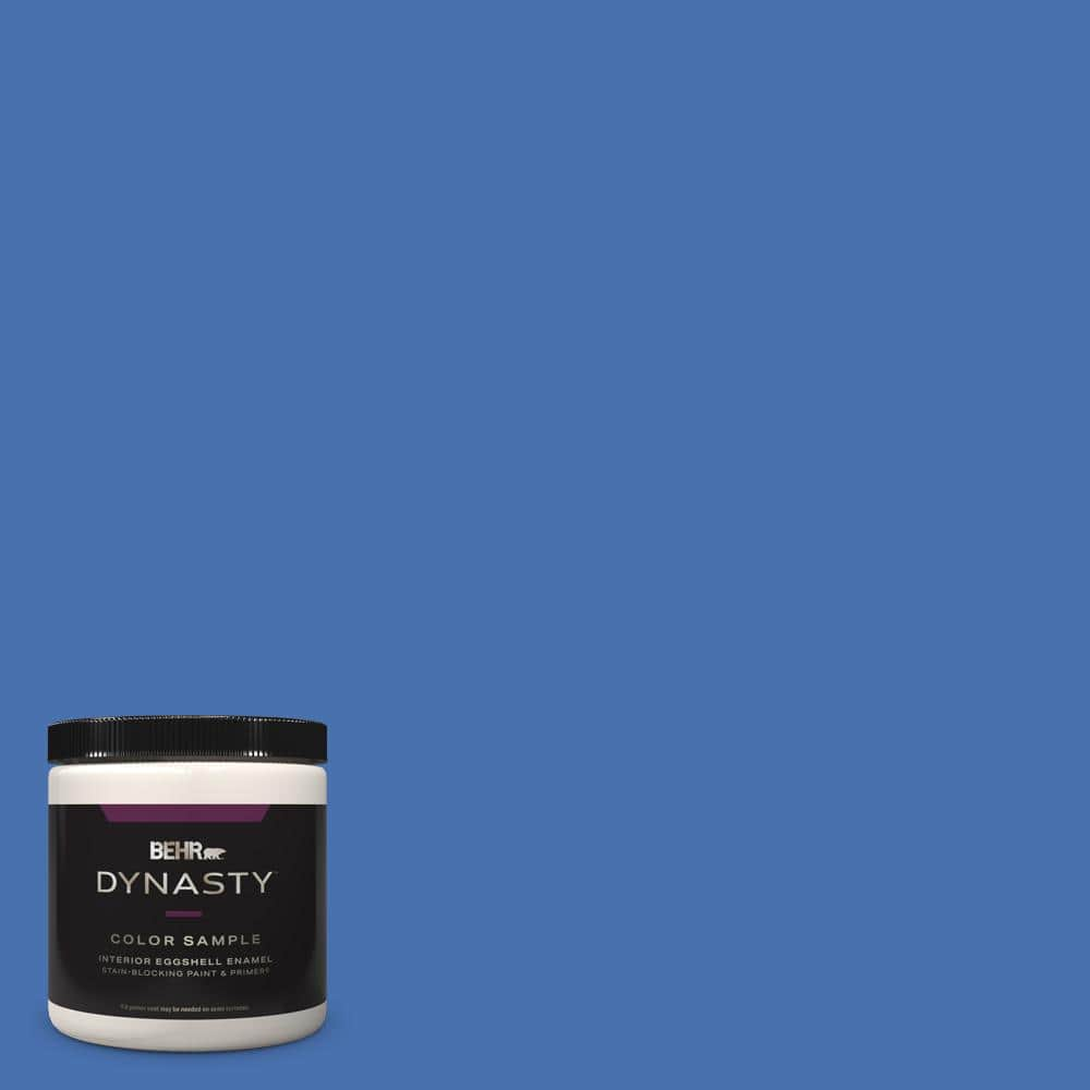 BEHR DYNASTY Home Decorators 8 Oz. #HDC-SM16-07 Croquet Blue Eggshell ...