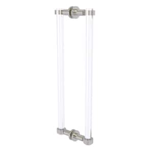 Clearview 18 in. Back to Back Shower Door Pull in Satin Nickel