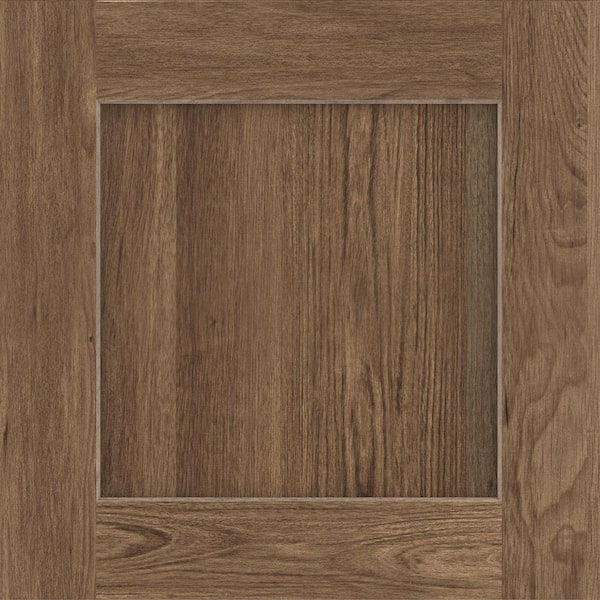American Woodmark Reading 11 9/16 in. W x 3/4 in. D x 11 1/2 in. H in Cherry Clove Cabinet Door Sample