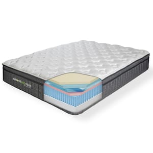 Flex 13 in. Medium Firm Gel Memory Foam Pillow Top Hybrid Mattress