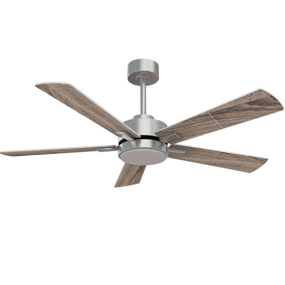 52 in. Standard Indoor/Outdoor Downrod Black Ceiling Fan with LED Dimmable Light Kit and 6 Speed DC Remote Control price history on PriceWatchPro