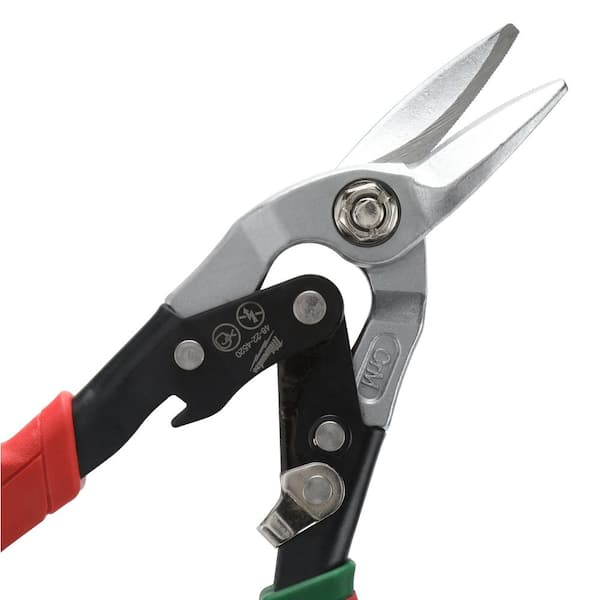 Milwaukee Left, Right, and Straight Aviation Snips (3-Pack) 48-22-4533 -  The Home Depot