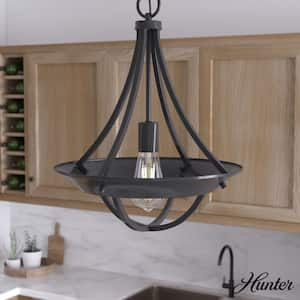 Perch Point 1-Light Noble Bronze Candlestick Pendant Light