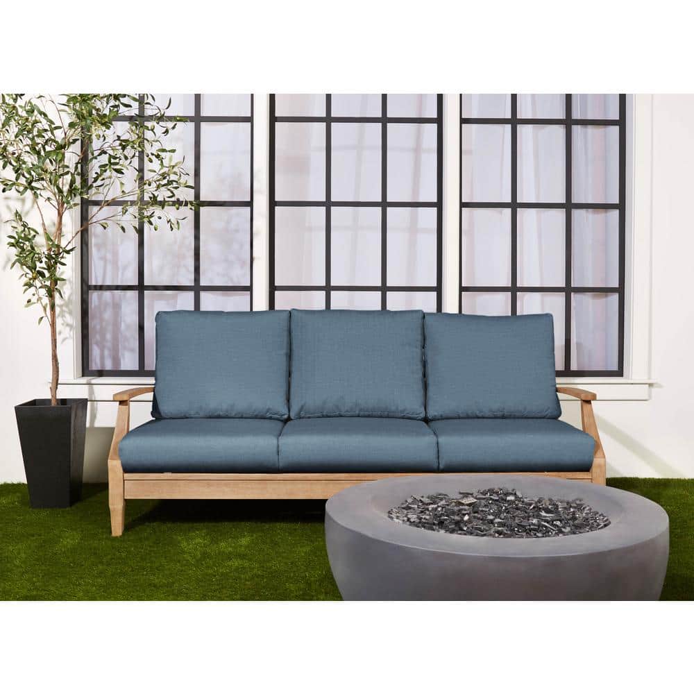 SORRA HOME 23 in. x 23.5 in. x 5 in. (6-Piece) Deep Seating Outdoor ...