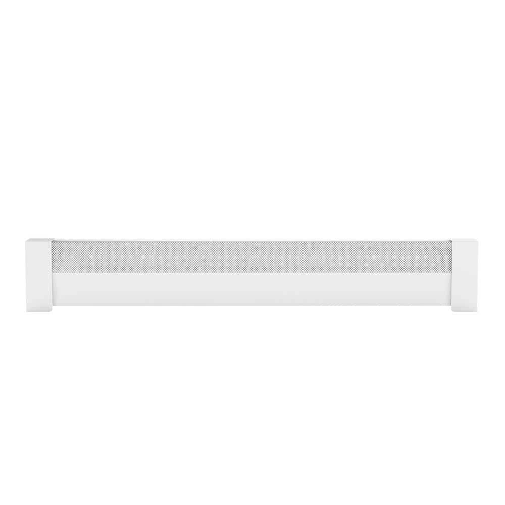 White Galvanized Steel 5-ft Slip-On Baseboard Heater Cover