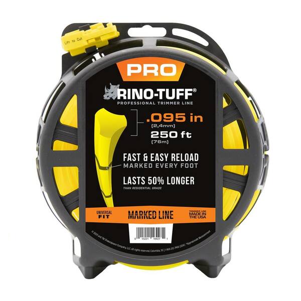 Universal Trimmer Line x 3 lb Rino-Tuff String Trimmer Line .095 in