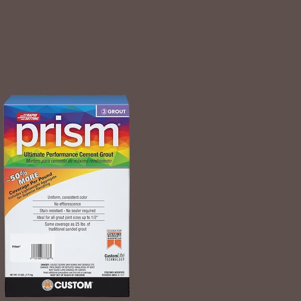 Custom Building Products Prism #647 Brown Velvet 17 lb. Ultimate Performance Grout