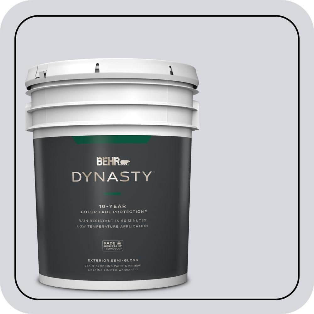 5 gal. #MQ3-59 Will O the Wisp Semi-Gloss Exterior Stain-Blocking Paint & Primer price history on PriceWatchPro