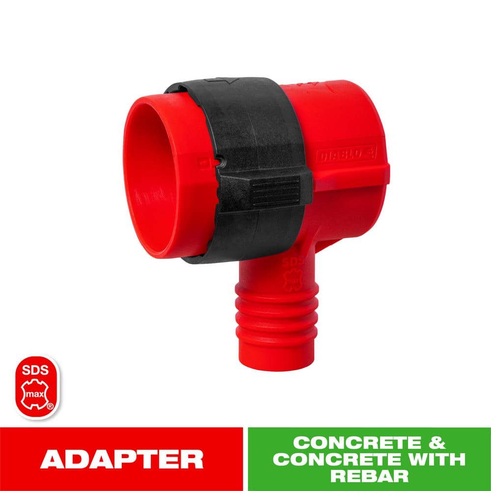 DIABLO AMPED Rebar Demon SDS-Max Snap-Lock Adapter DMAMXAAD1930