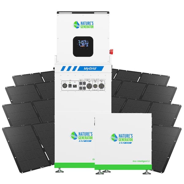 MyGrid 10K plus Solar Battery plus 8x Folding 400-Watts Solar Panels