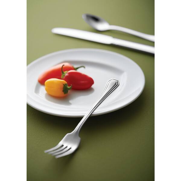 Oneida Lido 18/10 Stainless Steel Table Forks, European Size (Set