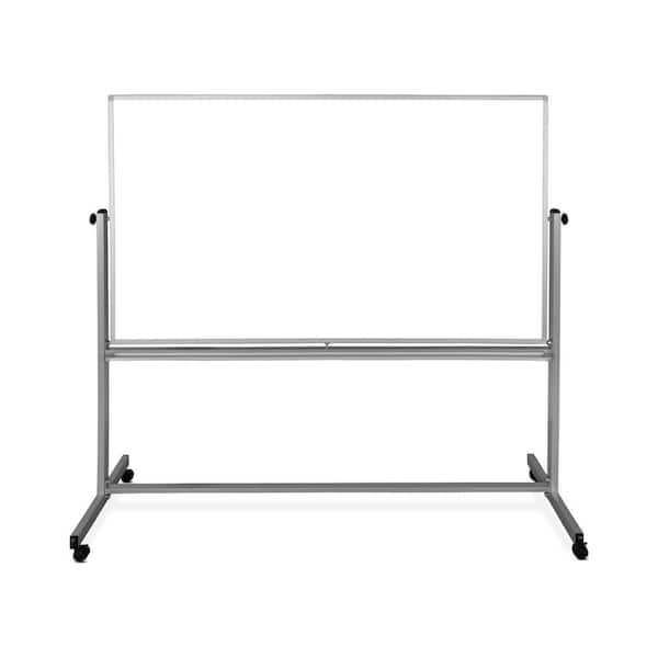 Luxor 72 in. x 48 in. Mobile Double-Sided Magnetic Whiteboard