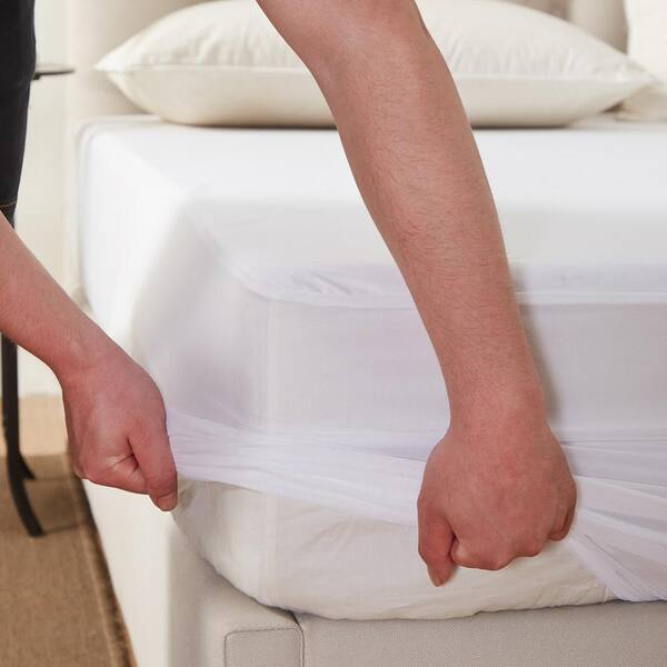 JML Full Polyester Waterproof Mattress Protector, Bed Cover WM01F The Home Depot