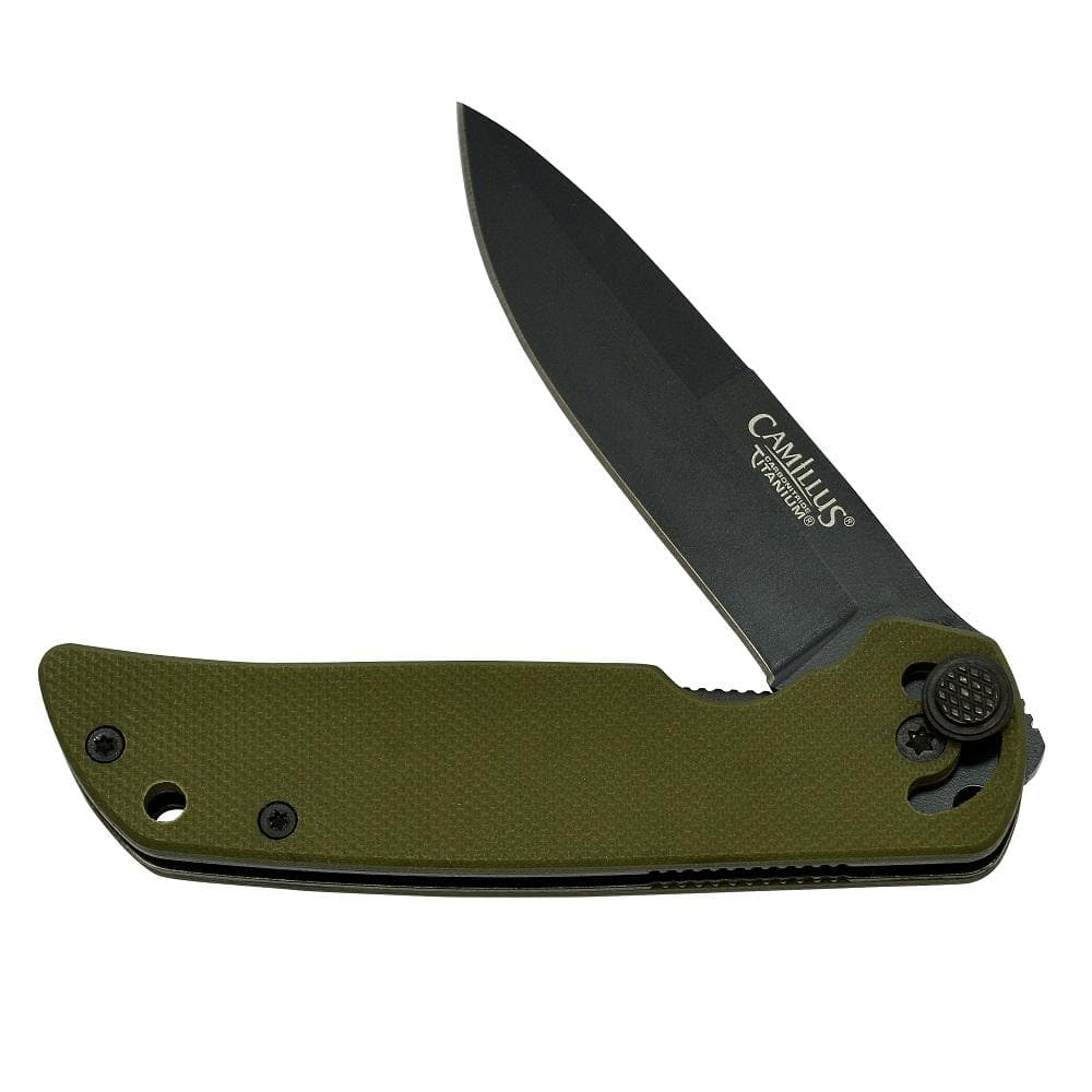UPC 016162196338 product image for Camillus Cuda Mini 3 in. Carbonitride Titanium Drop Point Smooth Folding Knife w | upcitemdb.com