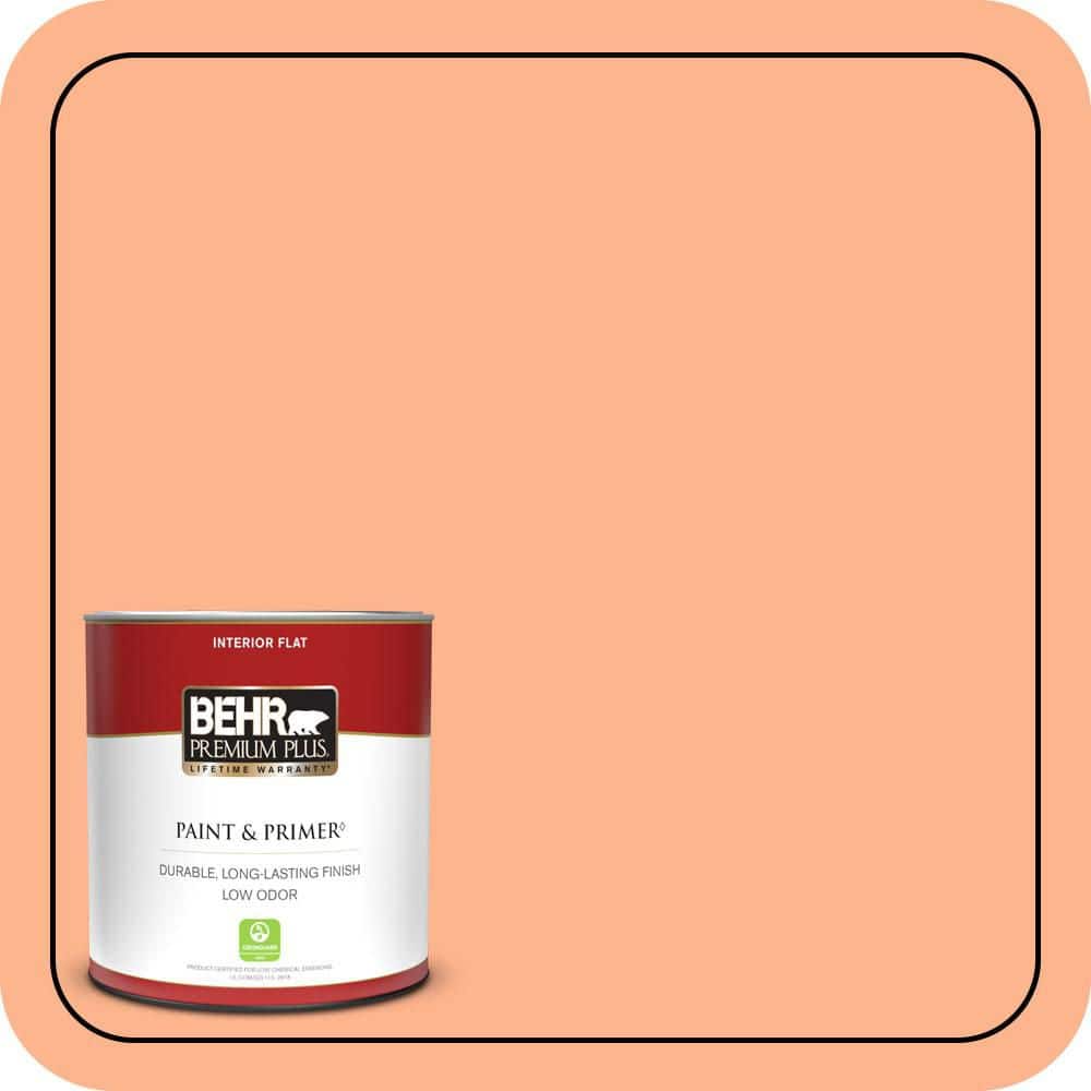 1 qt. #230B-4 Desert Sunrise Flat Low Odor Interior Paint & Primer price history on PriceWatchPro