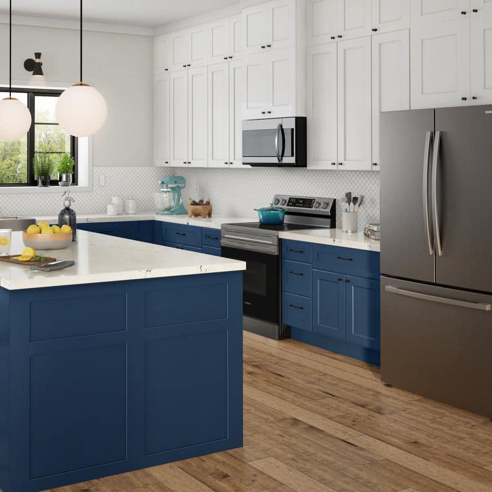 Installed Cabinet Makeover Shaker Cabinet Doors