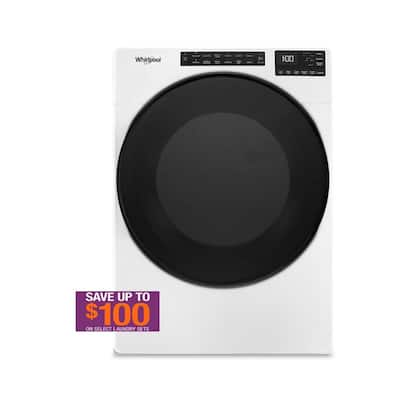 Whirlpool 3.4 cu. ft. 120-Volt White Compact Electric Vented Dryer with  Flexible Installation LDR3822PQ - The Home Depot