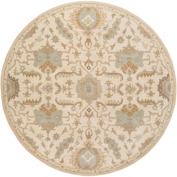 Artistic Weavers Matthias Ivory 10 ft. x 10 ft. Round Indoor Area Rug