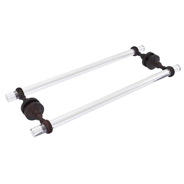 Allied Brass Pacific Grove Collection 18 in. Over-the-door Double Towel Bar in Venetian Bronze