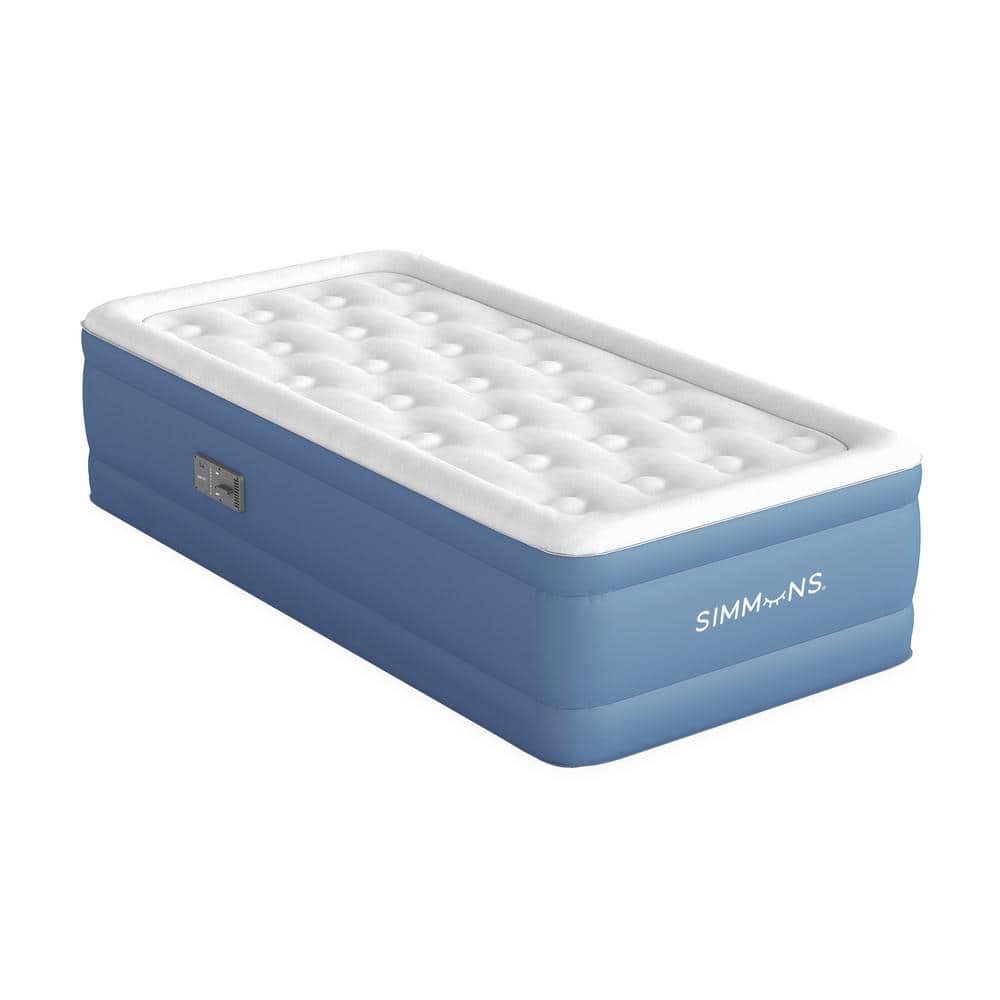 links Samenpersen Pijl Simmons Rest Aire 17 inch Air Mattress with Auto Shut-off and Built-in  Pump, Twin MM09617TW - The Home Depot