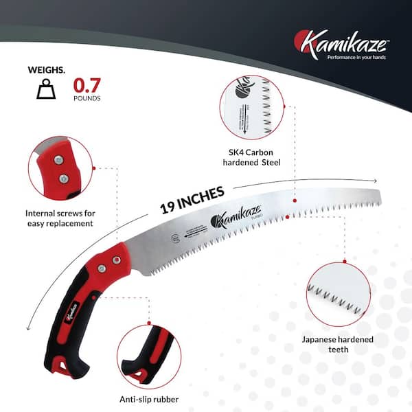 Kamikaze Performance in your hands Japanese Tooth 13 in. Curved