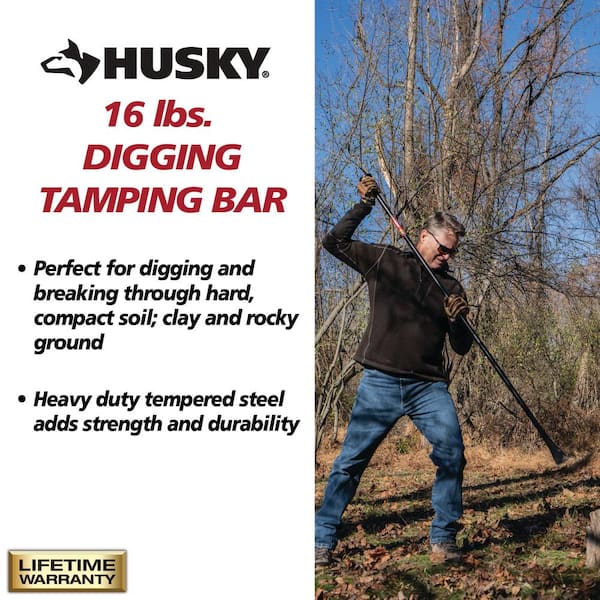 69 in. Post Hole Digger and Tamping Bar