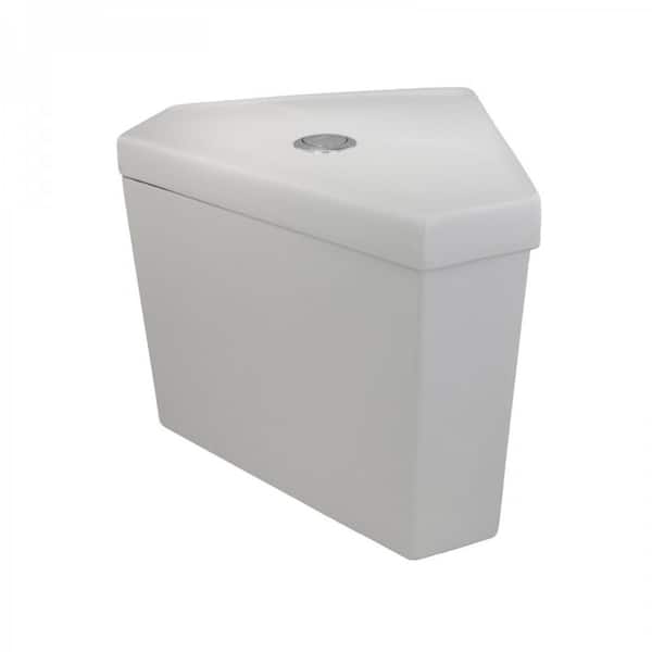 RENOVATORS SUPPLY MANUFACTURING Sheffield 1.6 GPF Dual Flush Porcelain Toilet Tank with Gravity Fed Technology in White