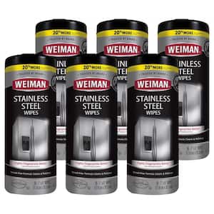12 oz. Stainless Steel Cleaner Wipes (6-Pack)