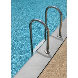 Fossil Snow Matte 2 in. x 13 in. x 24 in. Porcelain Pool Coping (4.33 sq. ft./case)