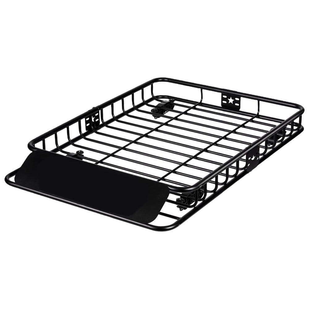 Roof Rack Cargo Basket, 46 in. x 36 in. x 4.5 in. Rooftop Cargo Carrier, Heavy-duty 200 lbs. Capacity Universal price history on PriceWatchPro
