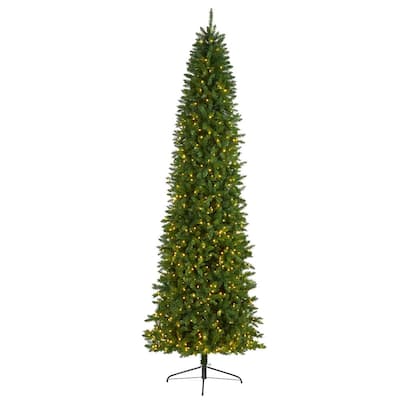 Slim - Pre-Lit Christmas Trees - Artificial Christmas Trees - The Home Depot