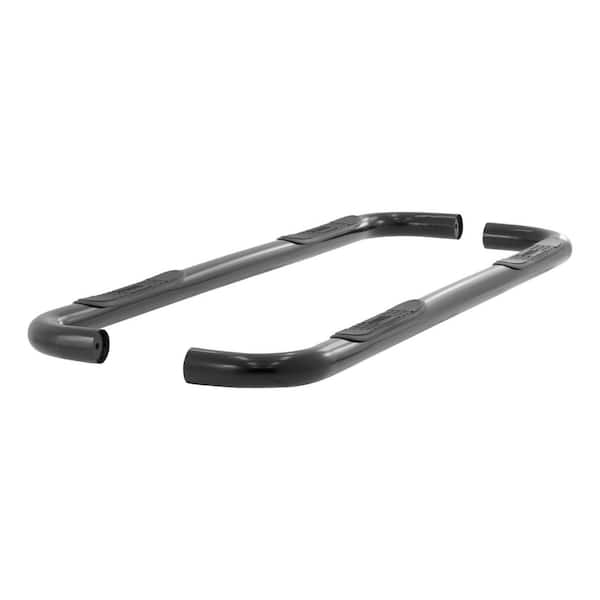 Aries 3-Inch Round Black Steel Nerf Bars, No-Drill, Select Chevrolet Suburban