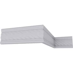 SAMPLE - 3/8 in. x 12 in. x 2-3/8 in. Urethane Classic Alexandria Rope Panel Moulding