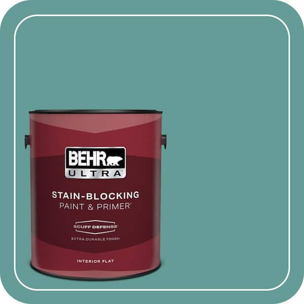 BEHR ULTRA 1 gal. #MQ6-06 Semi Precious Extra Durable Flat Interior Paint & Primer