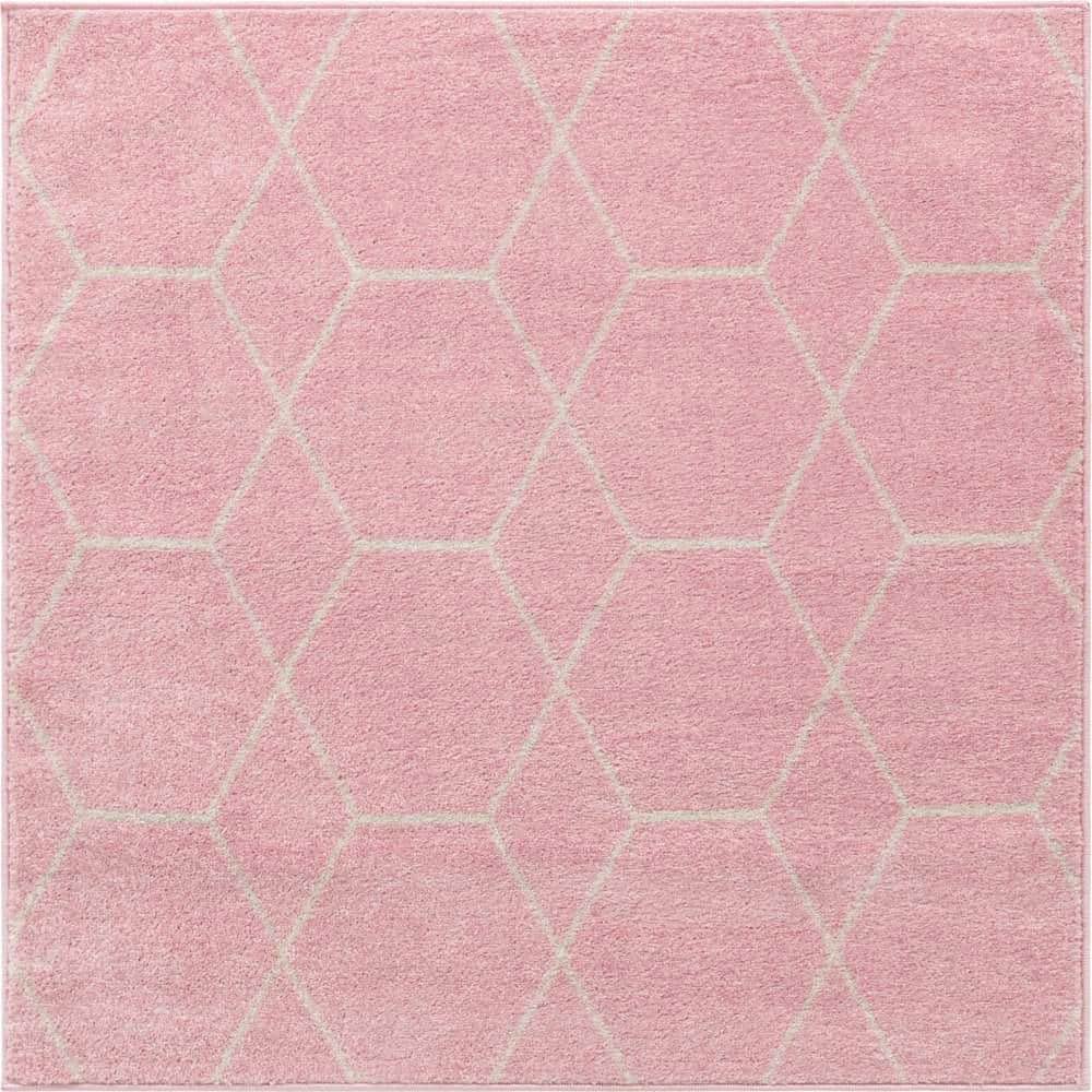Unique Loom Trellis Frieze Collection Area Rug - Geometric (7 ft. 10 in ...