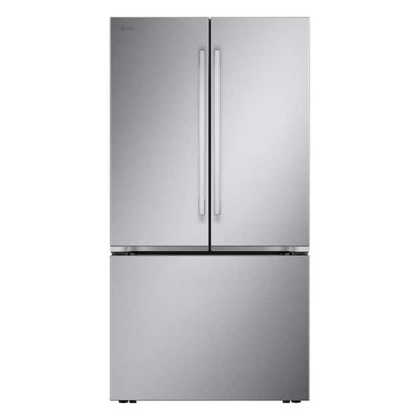 27 cu. ft. Smart Counter-Depth MAX French Door Refrigerator with Internal Water Dispenser in PrintProof Stainless Steel
