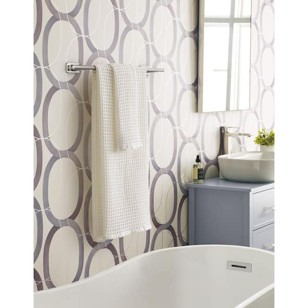 Bronx 18 in. Wall Mounted Towel Bar in Polished Nickel