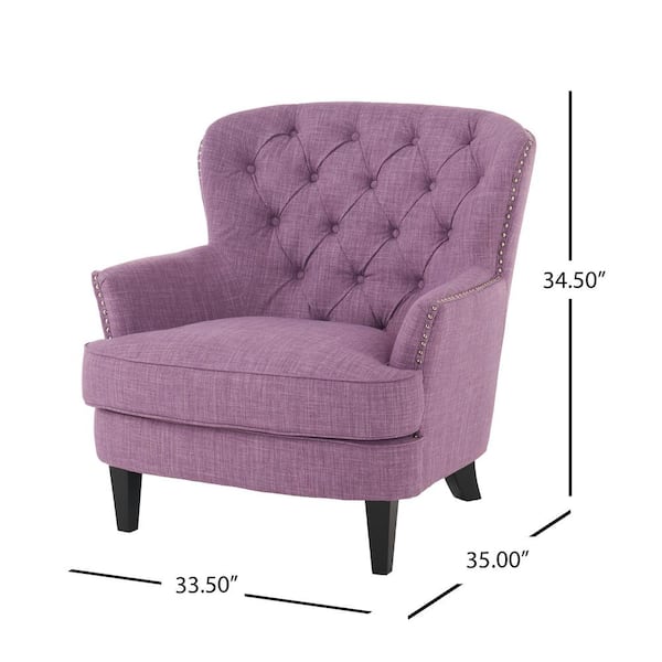 purple club chair