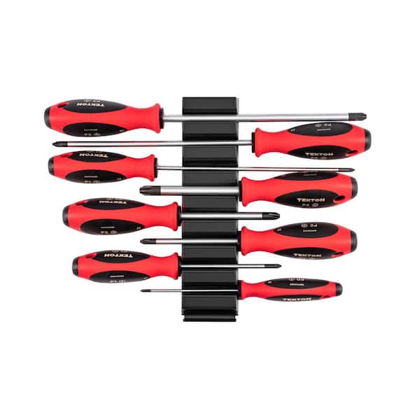 Phillips Screwdriver Set with Modular Organizers-4,8 Inch Shanks, 8-Piece (#0-#4)