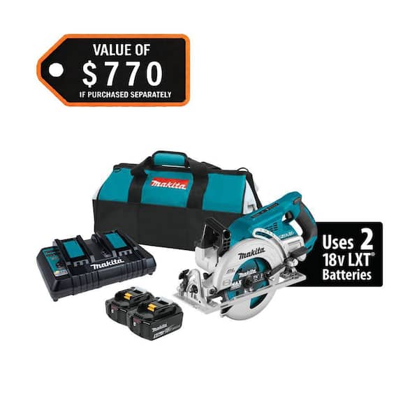 18V X2 LXT 5.0Ah Lithium-Ion (36V) Brushless Cordless Rear Handle 7-1/4 in. Circular Saw Kit