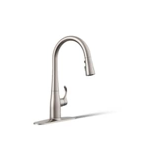 KOHLER Barossa with Response Touchless Technology Single-Handle Pull ...