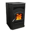 Pleasant Hearth 2,200 sq. ft. EPA Certified Pellet Stove with 120 lbs.  Hopper and Auto Ignition PH50CABPS-B - The Home Depot