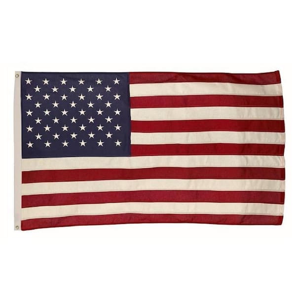 Valley Forge Flag 3 ft. x 5 ft. Cotton U.S. Flag