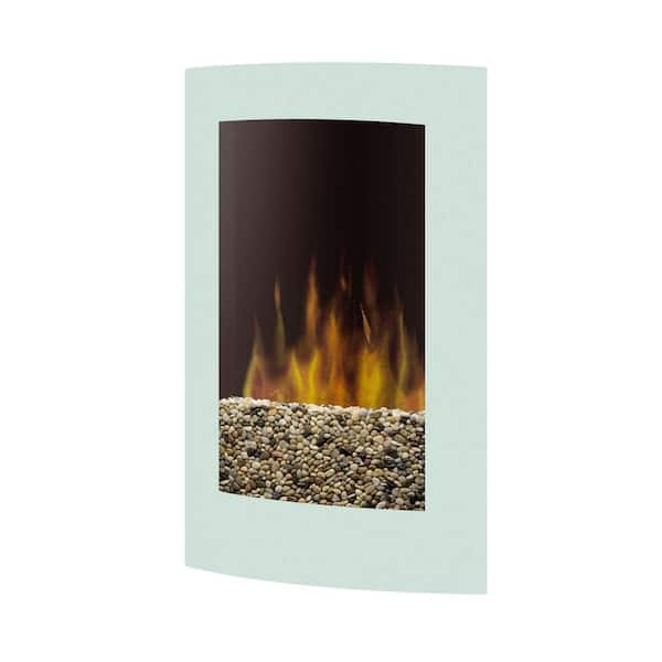 Dimplex 23 in. Wall-Mount Electric Fireplace in White