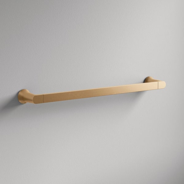 Genta 18 in. Towel Bar in Bronzed Gold