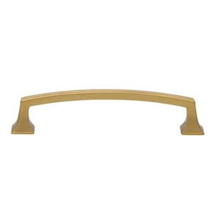 5 in. Brass Gold Deco Base Cabinet Drawer Pulls (10-Pack)