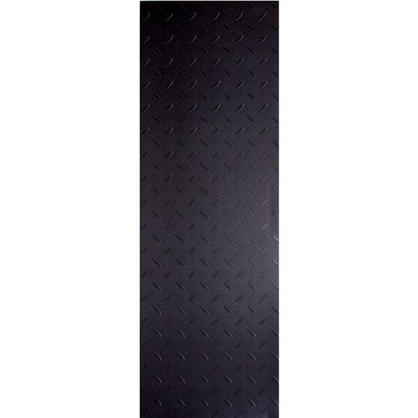 TrafficMaster Commercial 12 in. x 36 in. Diamond Plate Charcoal Vinyl Flooring (24 sq. ft. / case)