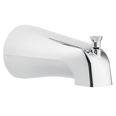 Diverter Tub Spout with Slip Fit Connection in Chrome