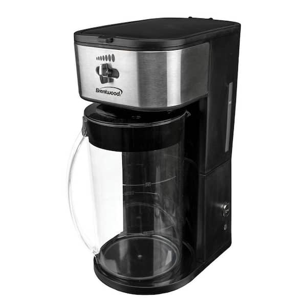 Iced Tea and Coffee Maker in Black with 8 Cup Pitcher in Black