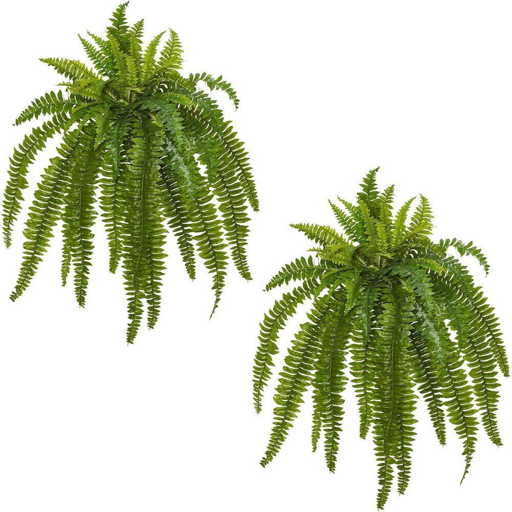 35 in. Green Boston Artificial Plant 2-Pack
